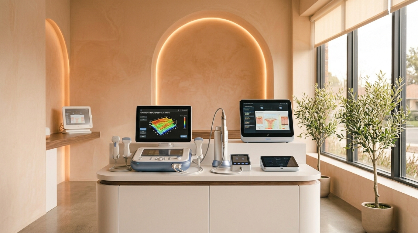 State-of-the-art medical grade aesthetic technology inside Glow Clinics in Willow Glen San Jose
